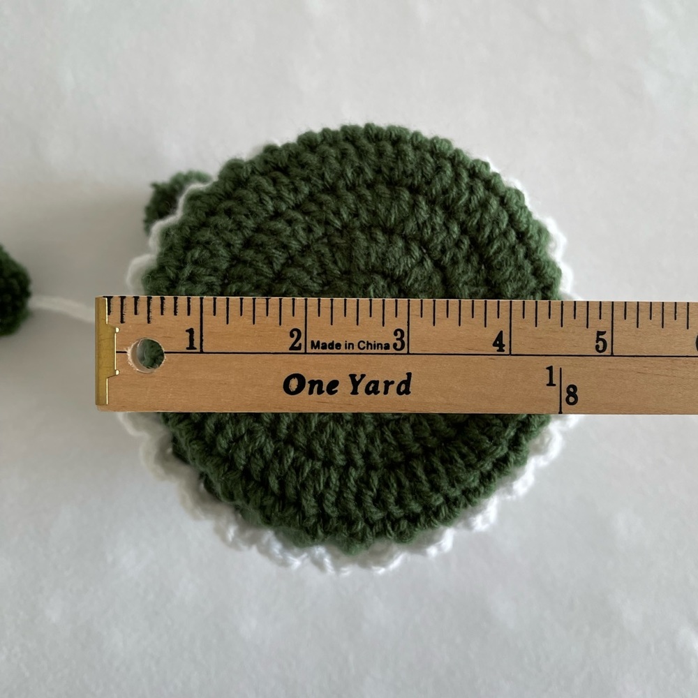 Pouch mini bag crochet drawstring cupcake - Picture 7 of 8
